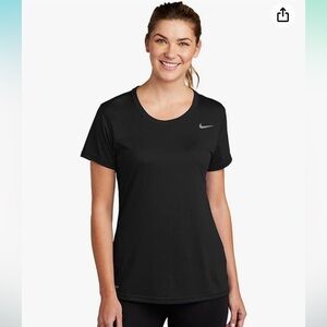Nike Dri-Fit Athletic Workout Short Sleeve T Shirt Black Size Women’s 2X
